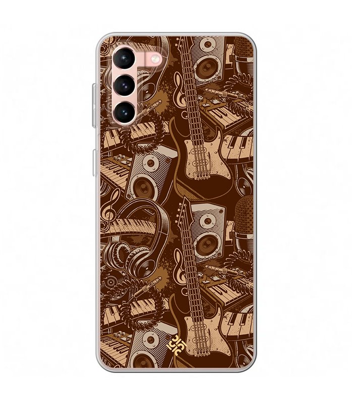 Funda para [ Samsung Galaxy S23 Plus ] Diseño Música [ Ilustración Instrumentos Musicales - Arte musical ] 