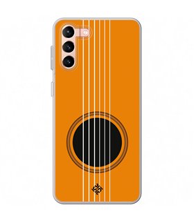 Funda para [ Samsung Galaxy S23 Plus ] Diseño Música [ Caja de Resonancia Guitarra ] de Silicona Flexible