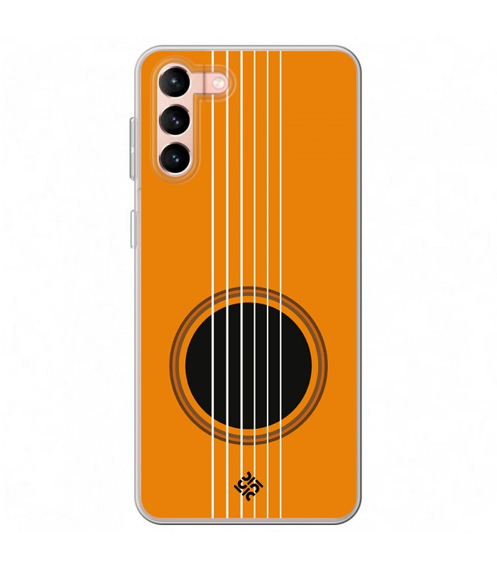 Funda para [ Samsung Galaxy S23 Plus ] Diseño Música [ Caja de Resonancia Guitarra ] de Silicona Flexible