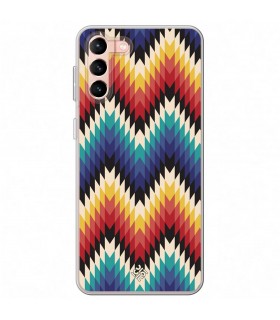 Funda para [ Samsung Galaxy S23 Plus ] Dibujo Tendencias [ Patron Geométrico ] de Silicona Flexible