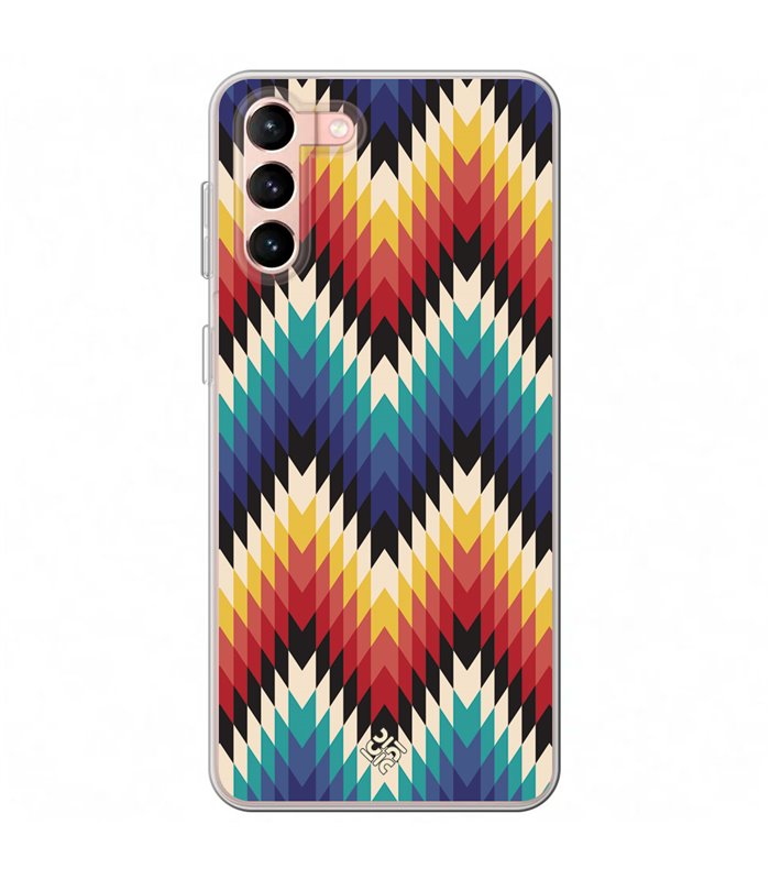 Funda para [ Samsung Galaxy S23 Plus ] Dibujo Tendencias [ Patron Geométrico ] de Silicona Flexible