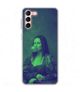 Funda para [ Samsung Galaxy S23 Plus ] Dibujo Auténtico [ Mona Lisa Moderna ] de Silicona Flexible para Smartphone 