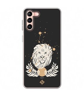 Funda para [ Samsung Galaxy S23 Plus ] Dibujo Zodiaco [ Signo Zodiacal - Leo ] de Silicona Flexible para Smartphone 