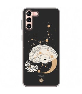 Funda para [ Samsung Galaxy S23 Plus ] Dibujo Zodiaco [ Signo Zodiacal - Virgo ] de Silicona Flexible para Smartphone 