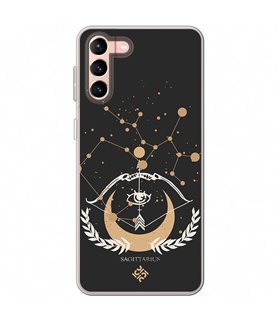 Funda para [ Samsung Galaxy S23 Plus ] Dibujo Zodiaco [ Signo Zodiacal - Sagitario ] de Silicona Flexible para Smartphone 