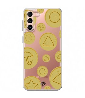 Funda para [ Samsung Galaxy S23 Plus ] Squid Game [Galletas Dalgona Candy] de Silicona Flexible para Smartphone 
