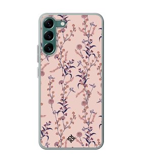Funda para [ Samsung Galaxy S23 ] Dibujo Botánico [ Motivos botánico de varios tipos de flores ] de Silicona Flexible
