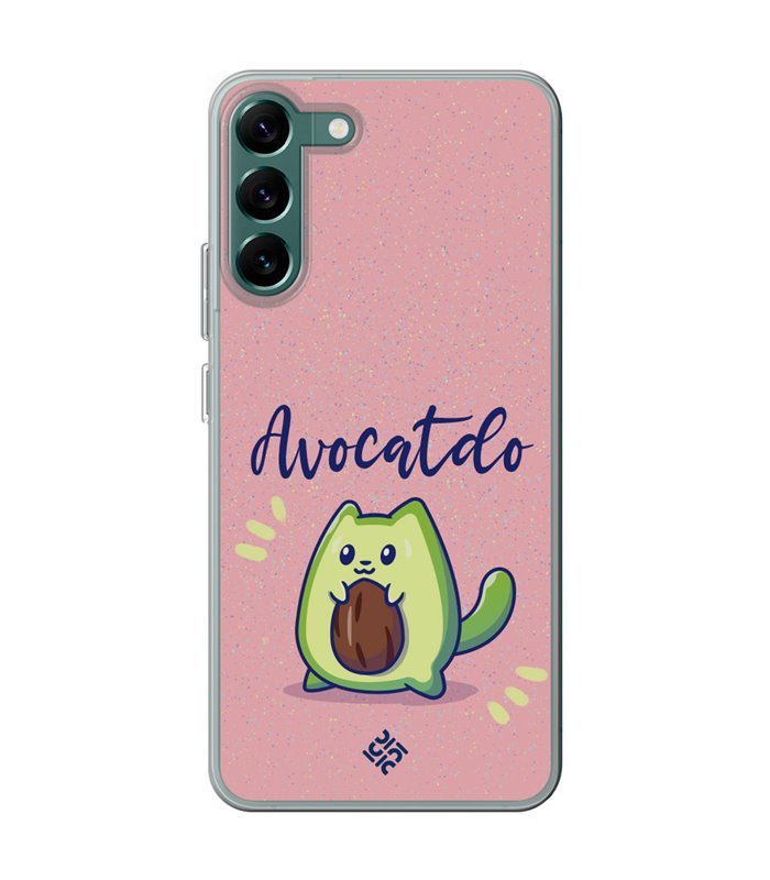 Funda para [ Samsung Galaxy S23 ] Dibujo Cute [ Avocatdo ] de Silicona Flexible para Smartphone