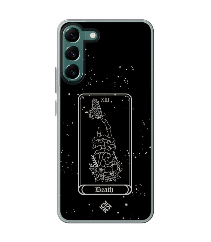 Funda para [ Samsung Galaxy S23 ] Dibujo Esotérico [ Carta del Tarot -  Death ] de Silicona Flexible para Smartphone