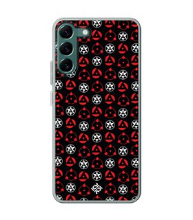 Funda para [ Samsung Galaxy S23 ] Dibujos Frikis [ Ojos Sharingan ] de Silicona Flexible para Smartphone 