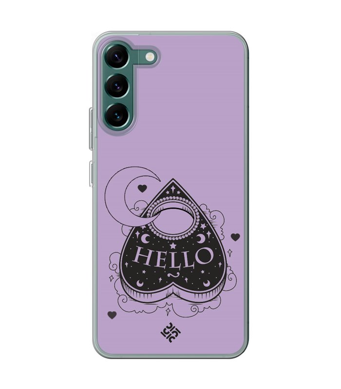 Funda para [ Samsung Galaxy S23 ] Dibujo Gotico [ Dieza de la Ouija - Hello ] de Silicona Flexible