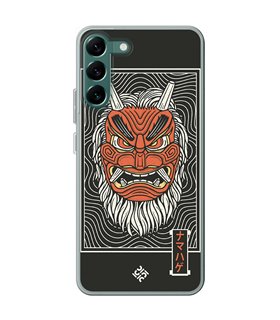 Funda para [ Samsung Galaxy S23 ] Dibujo Japones [ Demonio Namahage Japones ] de Silicona Flexible