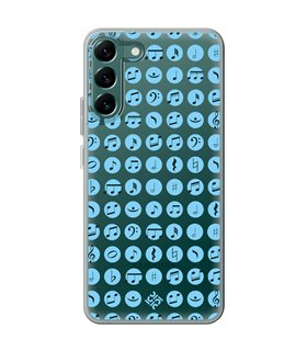 Funda para [ Samsung Galaxy S23 ] Diseño Música [ Notas Musicales ] de Silicona Flexible para Smartphone 