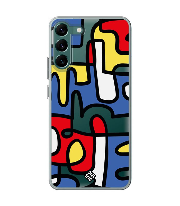 Funda para [ Samsung Galaxy S23 ] Dibujo Auténtico [ Impresión Moderna de Arte Minimalista ] de Silicona Flexible