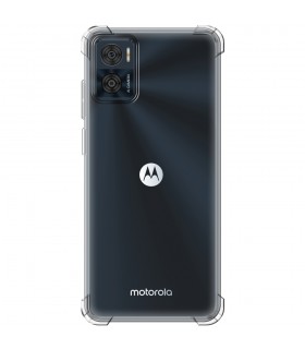 Funda Antigolpe Motorola Moto E22 Gel Transparente con esquinas Reforzadas