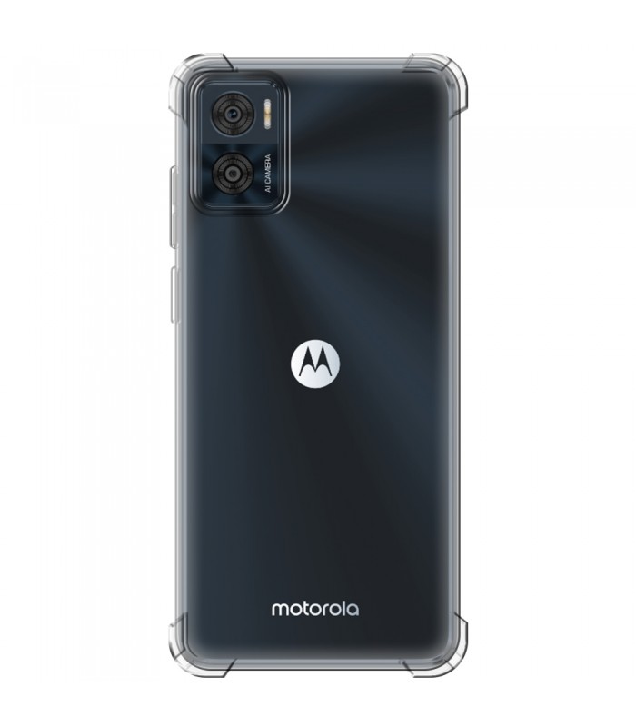 Funda Antigolpe Motorola Moto E22 Gel Transparente con esquinas Reforzadas