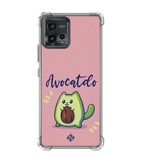 Funda Antigolpe [ Motorola Moto G72 ] Dibujo Cute [ Avocatdo ] Esquina Reforzada Silicona 1.5mm Transparente