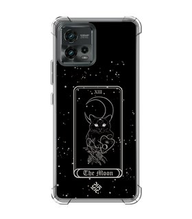 Funda Antigolpe [ Motorola Moto G72 ] Dibujo Esotérico [ Carta del Tarot - The Moon ] Esquina Reforzada 1.5mm