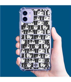 Funda Antigolpe [ Motorola Moto G72 ] Dibujos Frikis [ Ojos Estilo Manga - Concepto de Historieta ] Reforzada