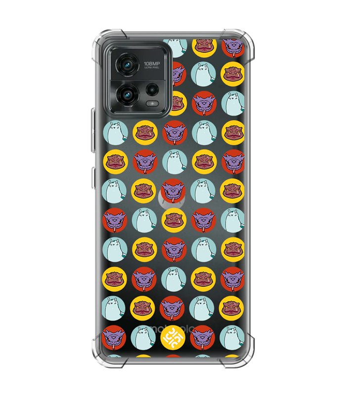 Funda Antigolpe [ Motorola Moto G72 ] Dibujos Frikis [ Invocaciones de Gamabunta, Katsuyu y Manda ] Reforzada