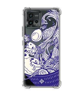 Funda Antigolpe [ Motorola Moto G72 ] Dibujo Japones [ Ramen ] Esquina Reforzada Silicona 1.5mm Transparente