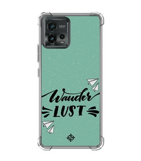 Funda Antigolpe [ Motorola Moto G72 ] Dibujo Auténtico [ Wander Lust ] Esquina Reforzada Silicona 1.5