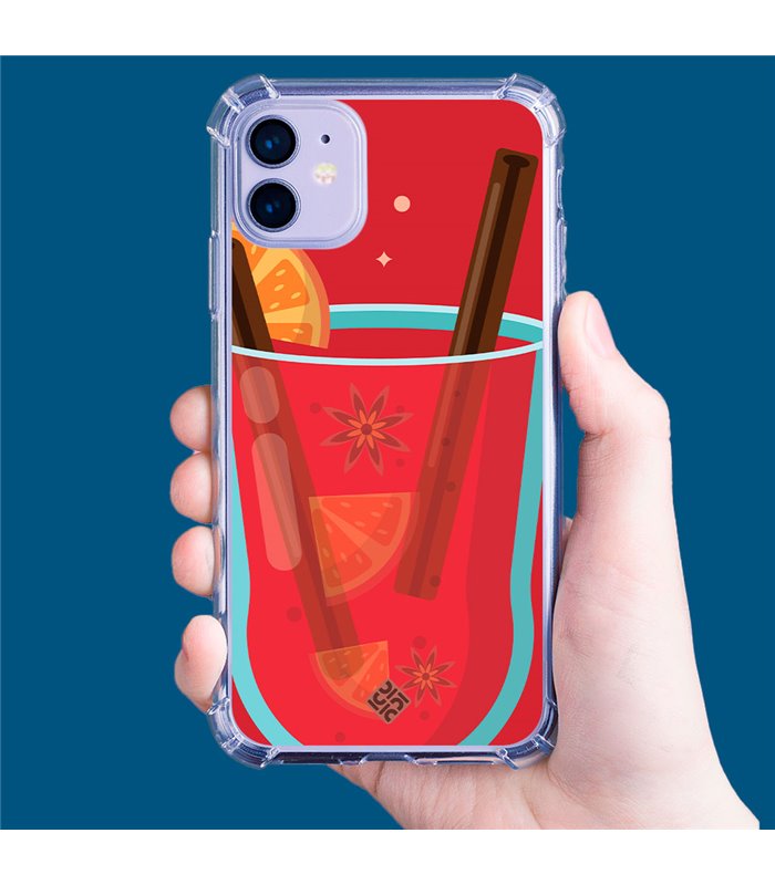 Funda Antigolpe [ Motorola Moto G72 ] Dibujo Auténtico [ Vino Caliente ] Esquina Reforzada Silicona 1.5