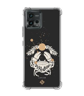 Funda Antigolpe [ Motorola Moto G72 ] Dibujo Zodiaco [ Signo Zodiacal - Cancer ] Esquina Reforzada Silicona 1.5