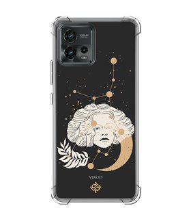 Funda Antigolpe [ Motorola Moto G72 ] Dibujo Zodiaco [ Signo Zodiacal - Virgo ] Esquina Reforzada Silicona 1.5mm