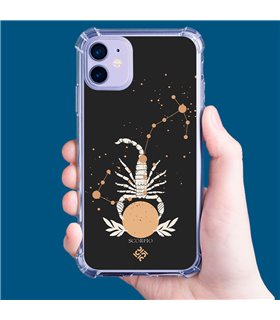 Funda Antigolpe [ Motorola Moto G72 ] Dibujo Zodiaco [ Signo Zodiacal - Escorpio ] Esquina Reforzada 1.5