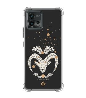 Funda Antigolpe [ Motorola Moto G72 ] Dibujo Zodiaco [ Signo Zodiacal - Capricornio ] Esquina Reforzada 1.5