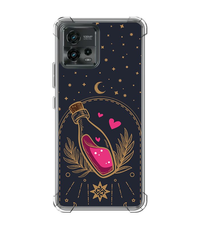 Funda Antigolpe [ Motorola Moto G72 ] Amor [ Pócima de Amor ] Esquina Reforzada Silicona 1.5mm