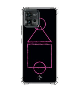 Funda Antigolpe [ Motorola Moto G72 ] Squid Game [Pista de Juego] Esquina Reforzada Silicona 1.5mm