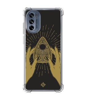 Funda Antigolpe [ Motorola Moto G62 5G ] Dibujo Esotérico [ Planchette Oráculo ] Esquina Reforzada 1.5mm