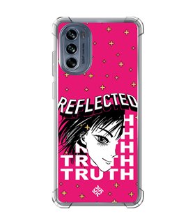 Funda Antigolpe [ Motorola Moto G62 5G ] Dibujos Frikis [ Chica Manga Reflected Truth ] Esquina Reforzada 1.5mm