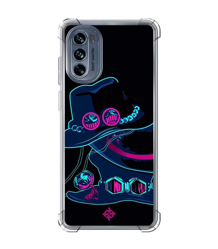 Funda Antigolpe [ Motorola Moto G62 5G ] Dibujos Frikis [ Sombrero de Sabo, Luffy y Ace ] Esquina Reforzada 1.5mm