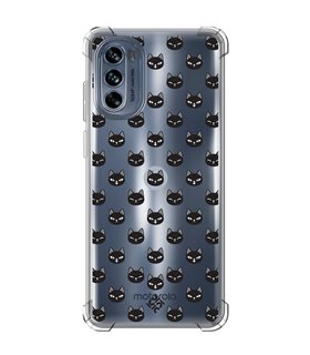 Funda Antigolpe [ Motorola Moto G62 5G ] Dibujo Mascotas [ Gato Negro ] Esquina Reforzada Silicona 1.5mm