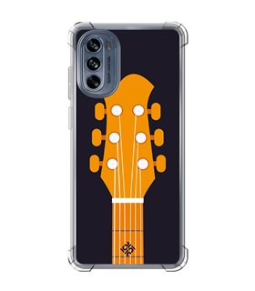 Funda Antigolpe [ Motorola Moto G62 5G ] Diseño Música [ Mástil y Pala de Guitarra ] Esquina Reforzada 1.5mm