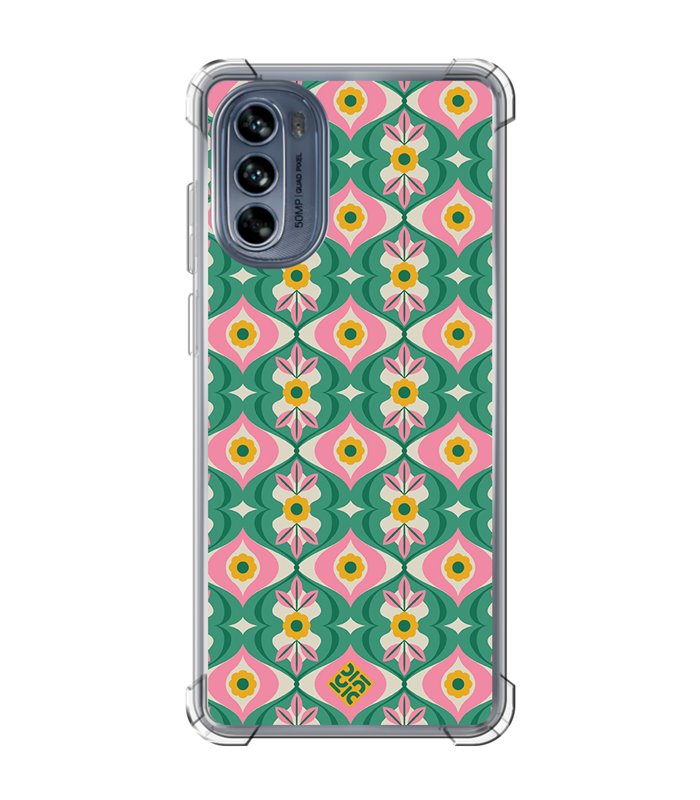 Funda Antigolpe [ Motorola Moto G62 5G ] Dibujos Retro [ Tercer Ojo - Caleidoscopio ] Esquina Reforzada Silicona