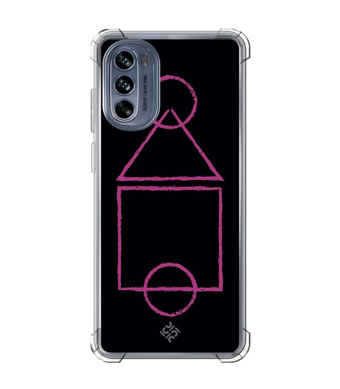 Funda Antigolpe [ Motorola Moto G62 5G ] Squid Game [Pista de Juego] Esquina Reforzada Silicona 1.5mm