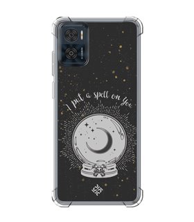 Funda Antigolpe [ Motorola Moto E22 ] Dibujo Gotico [ Bola Mágica ] Esquina Reforzada Silicona 1.5mm