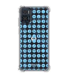 Funda Antigolpe [ Motorola Moto E22 ] Diseño Música [ Notas Musicales ] Esquina Reforzada Silicona 1.5mm