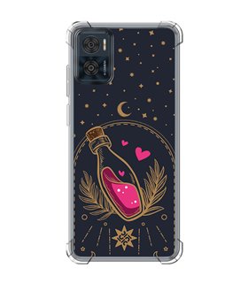 Funda Antigolpe [ Motorola Moto E22 ] Amor [ Pócima de Amor ] Esquina Reforzada Silicona 1.5mm