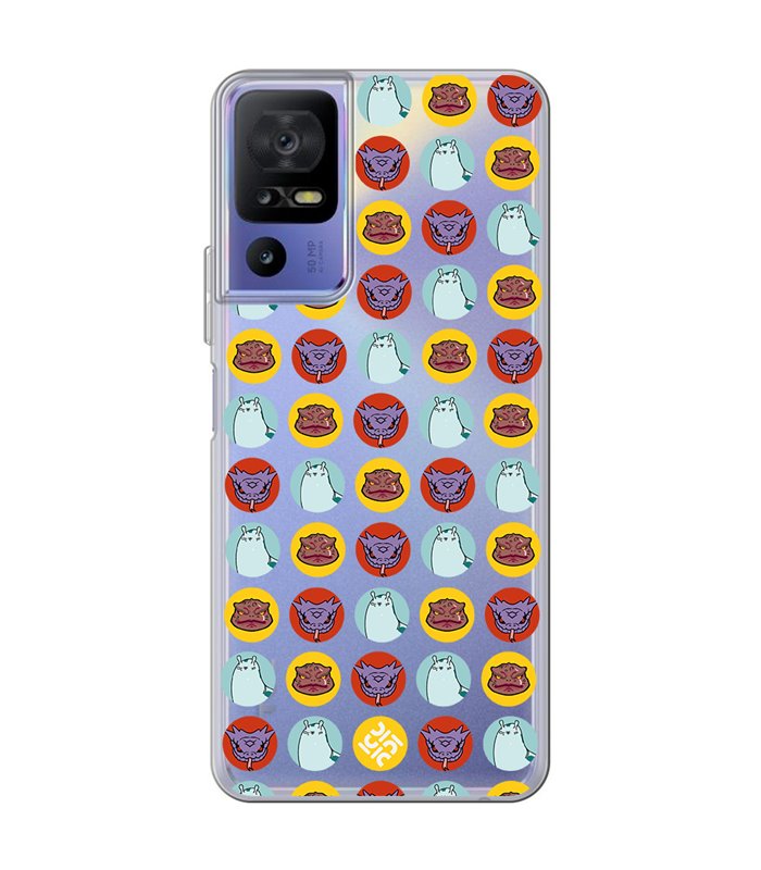 Funda para [ TCL 40 SE ] Dibujos Frikis [ Invocaciones de Gamabunta, Katsuyu y Manda ] de Silicona Flexible Smartphone