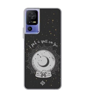 Funda para [ TCL 40 SE ] Dibujo Gotico [ Bola Mágica ] de Silicona Flexible para Smartphone