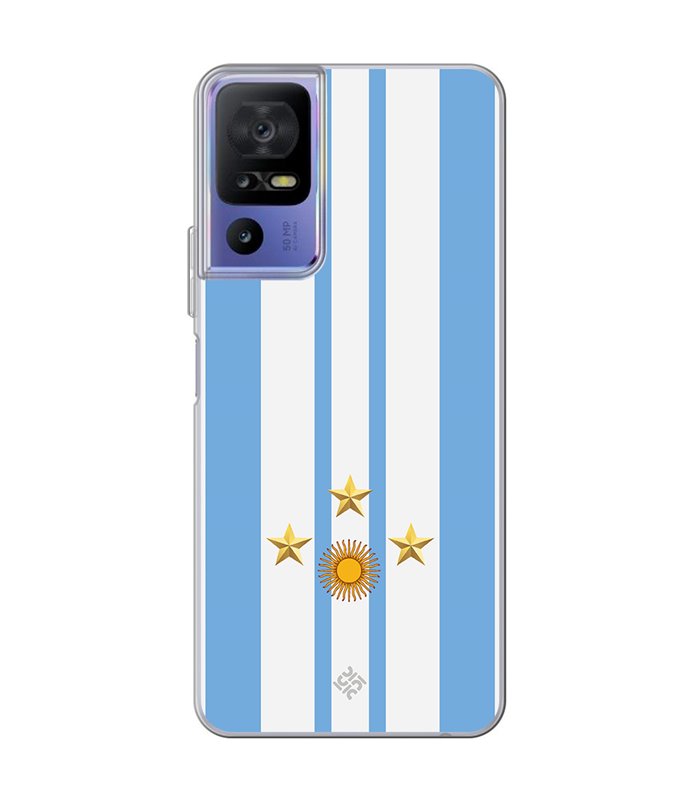 Funda para [ TCL 40 SE ] Copa del Mundo [ Mundial Argentina 2022 ] de Silicona Flexible para Smartphone