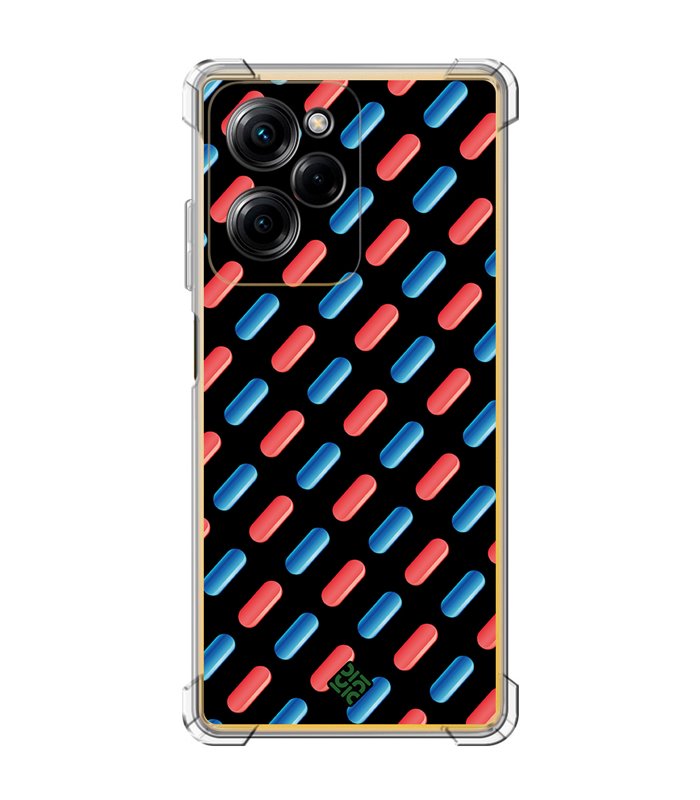 Funda Antigolpe [ POCO X5 Pro 5G ] Cine Fantástico [ Pildora Roja y Azul ] Esquina Reforzada Silicona 1.5mm