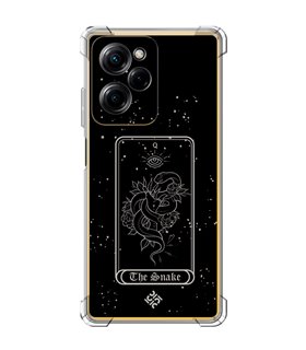 Funda Antigolpe [ POCO X5 Pro 5G ] Dibujo Esotérico [ Carta del Tarot - The Snake ] Esquina Reforzada Silicona 1.5mm