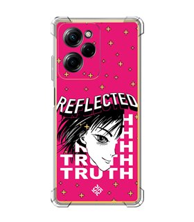 Funda Antigolpe [ POCO X5 Pro 5G ] Dibujos Frikis [ Chica Manga Reflected Truth ] Esquina Reforzada 1.5mm Transparente
