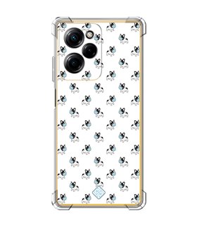 Funda Antigolpe [ POCO X5 Pro 5G ] Dibujo Mascotas [ Bulldog Frances con Mascarilla ] Esquina Reforzada Silicona 1.5mm 